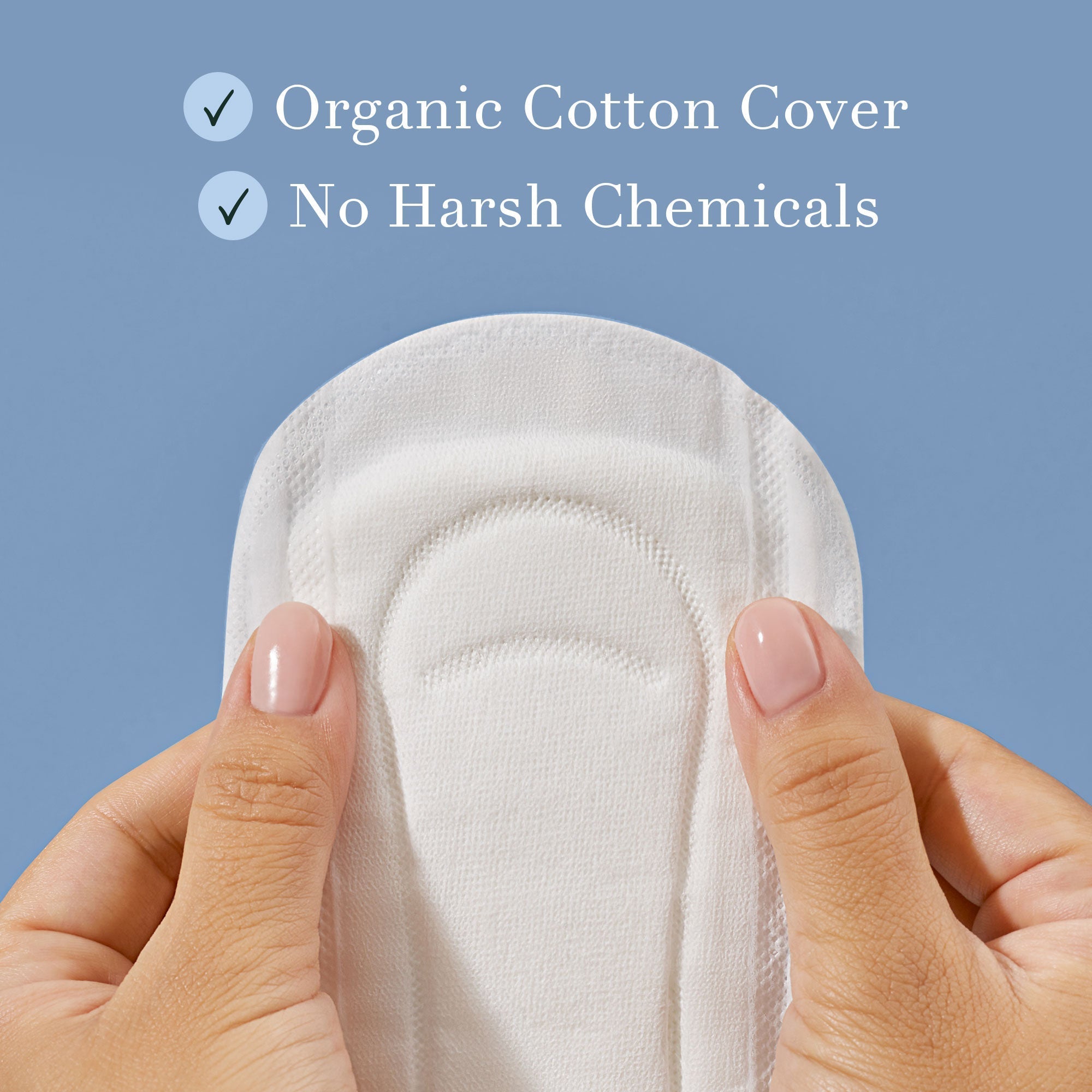 Long Organic Cotton Cover Incontinence Liners