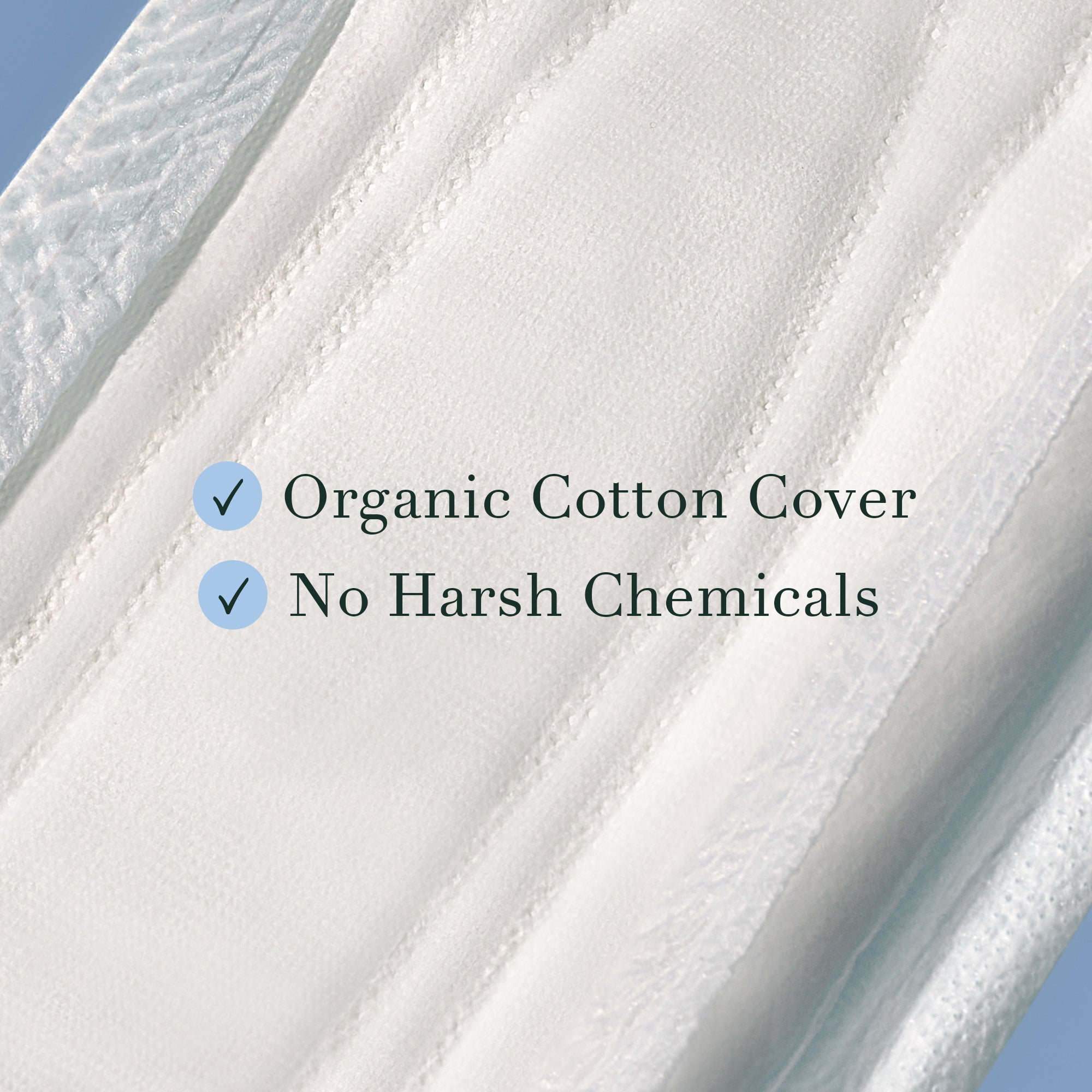 Moderate Organic Cotton Cover Incontinence Pads