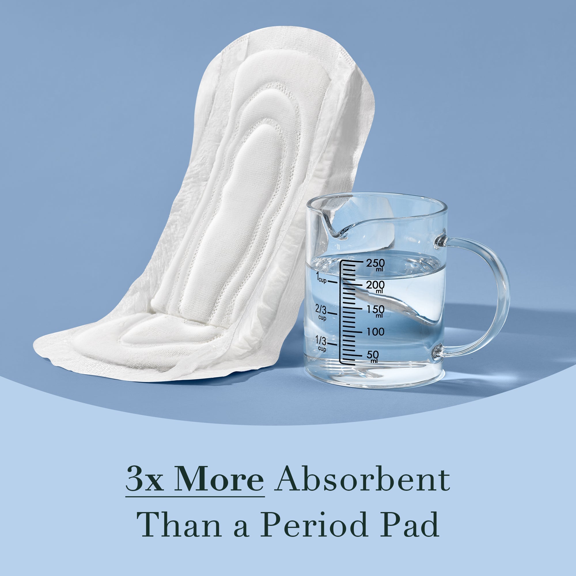 Moderate Organic Cotton Cover Incontinence Pads