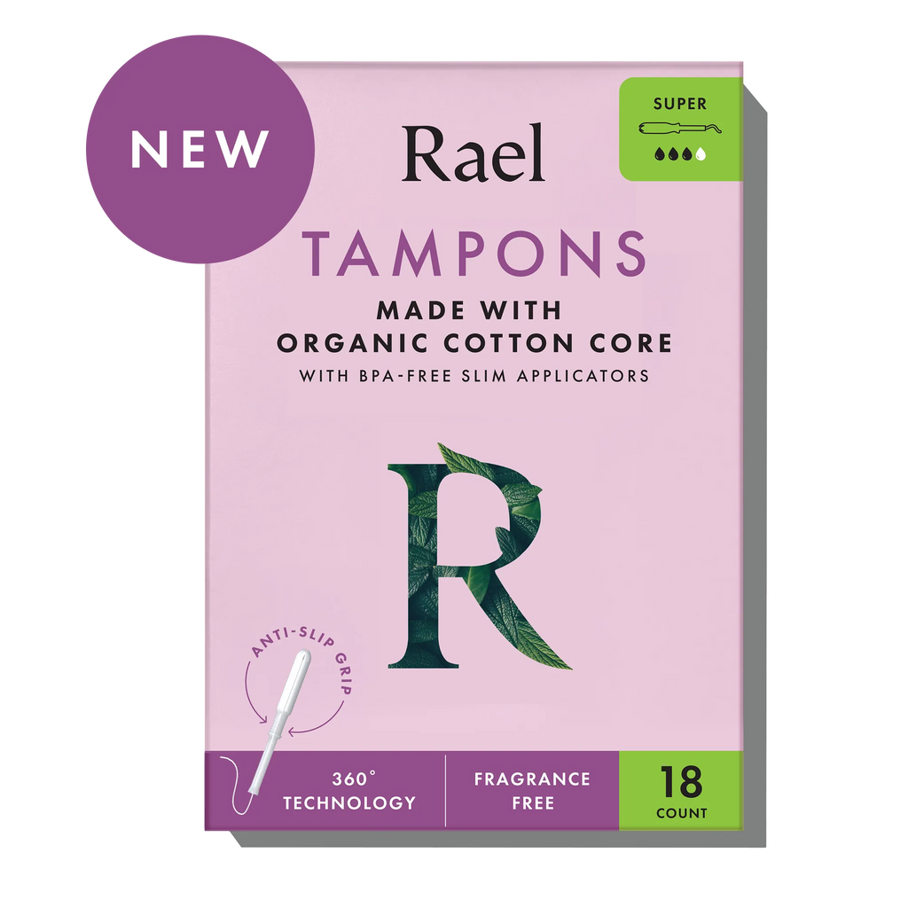 Super Slim Applicator Tampons Made With Organic Cotton