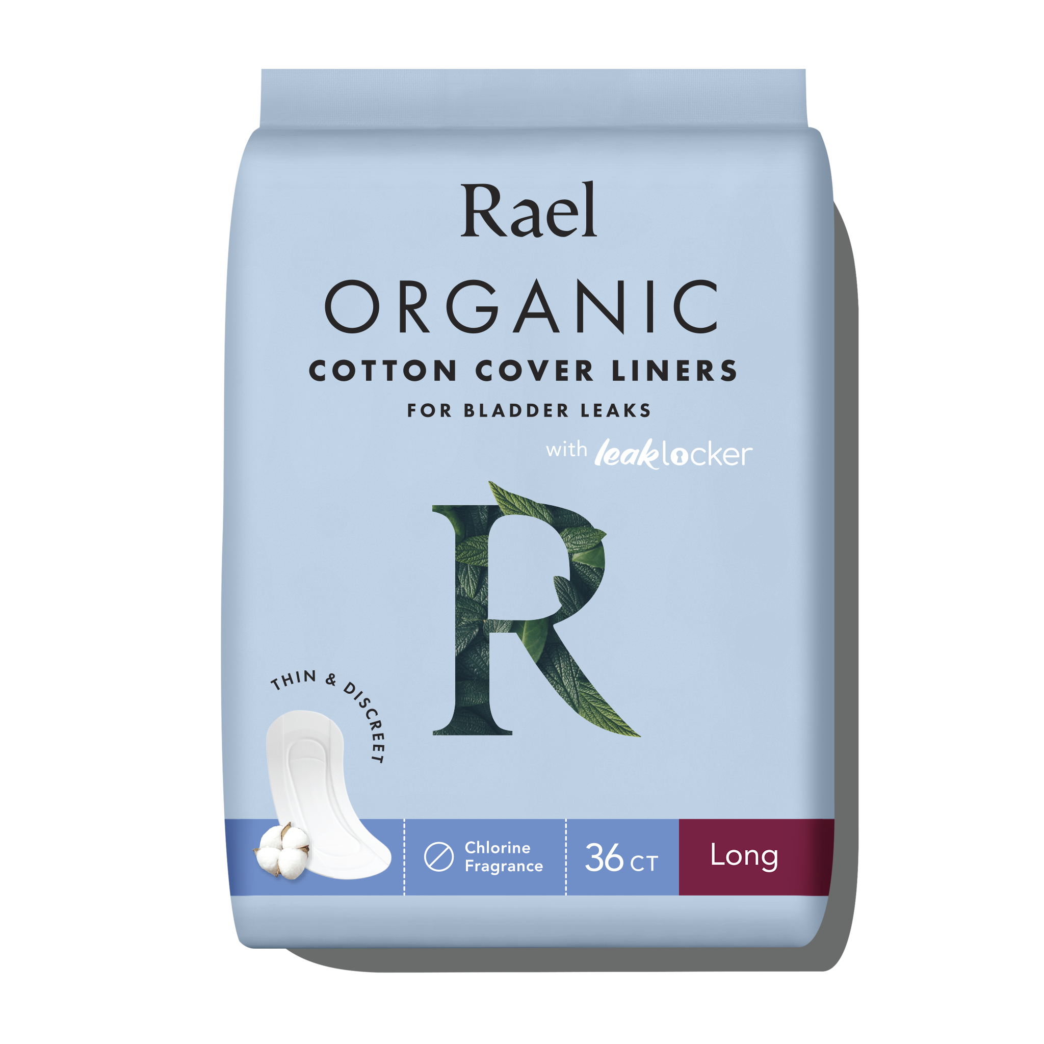 Long Organic Cotton Cover Incontinence Liners
