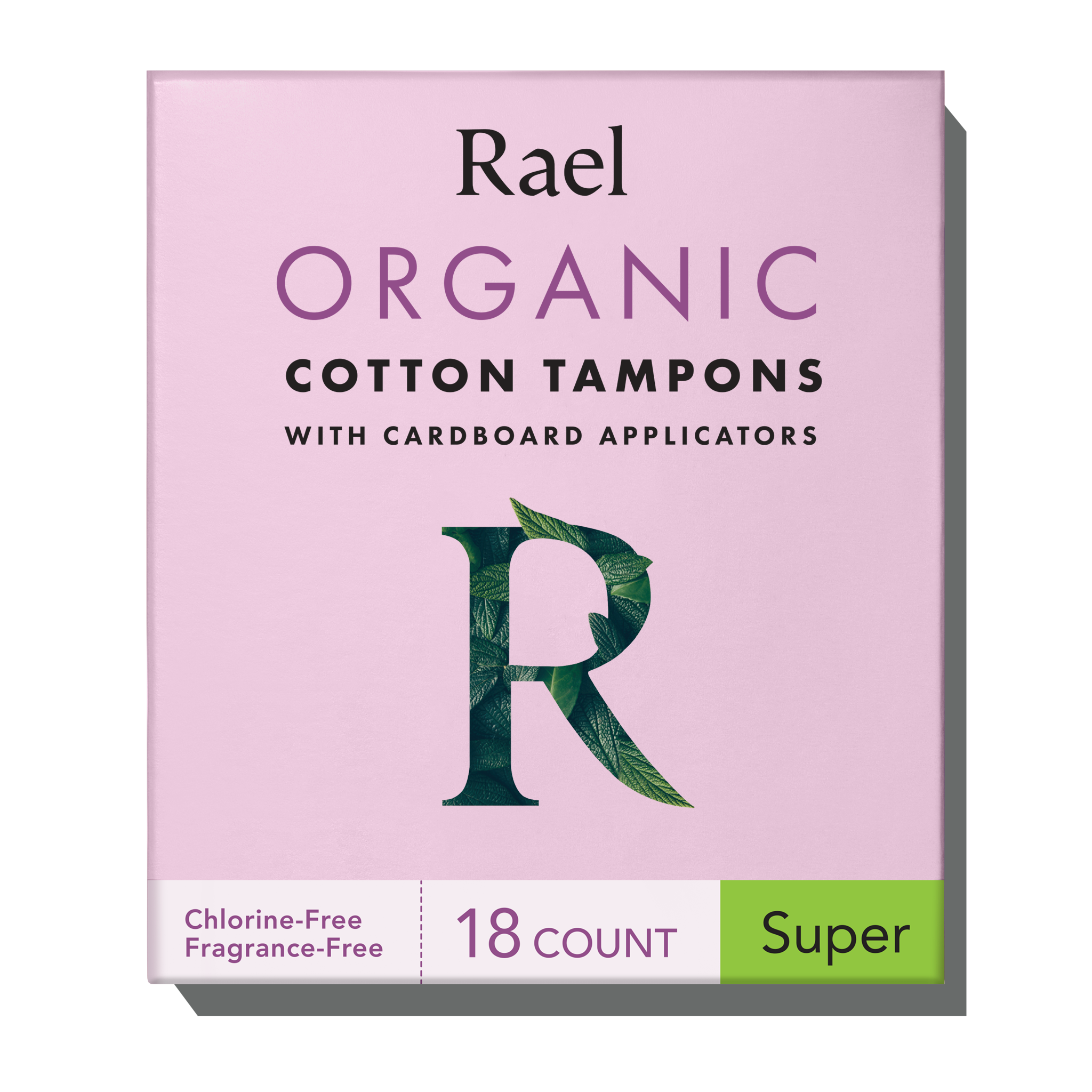 Super Cardboard Applicator Tampons Made With Organic Cotton