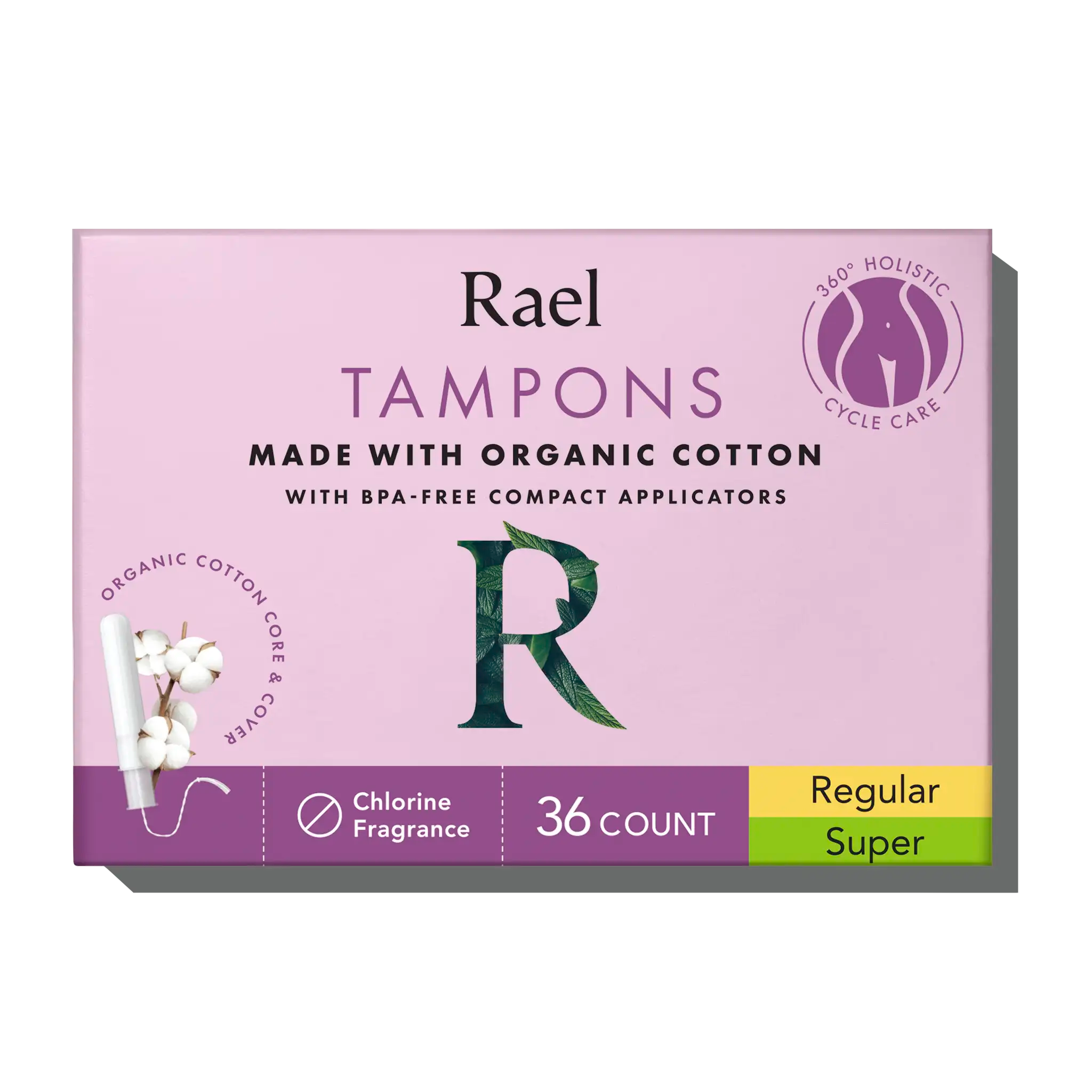 Compact Tampons Made With Organic Cotton Value Pack