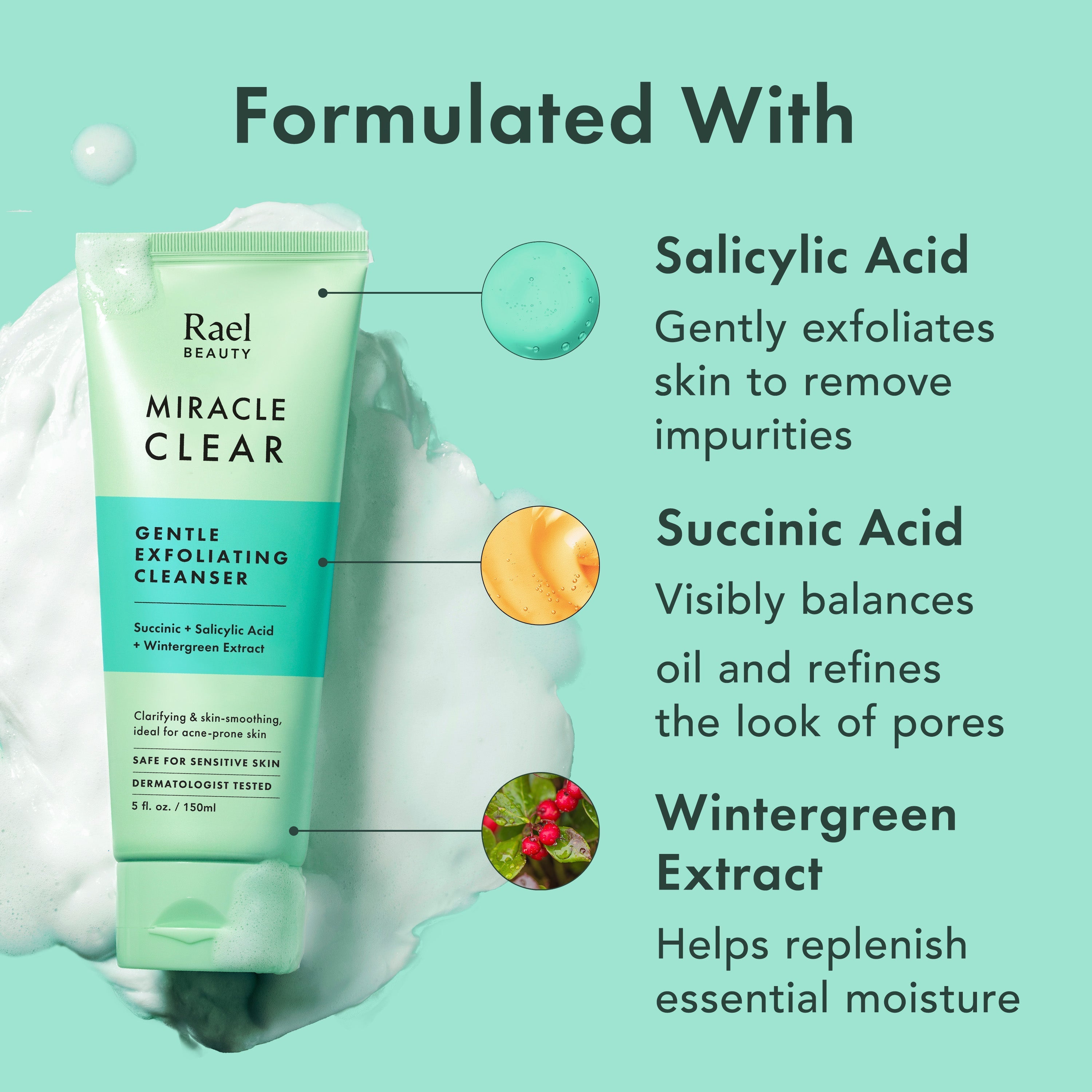 Miracle Clear Gentle Exfoliating Cleanser