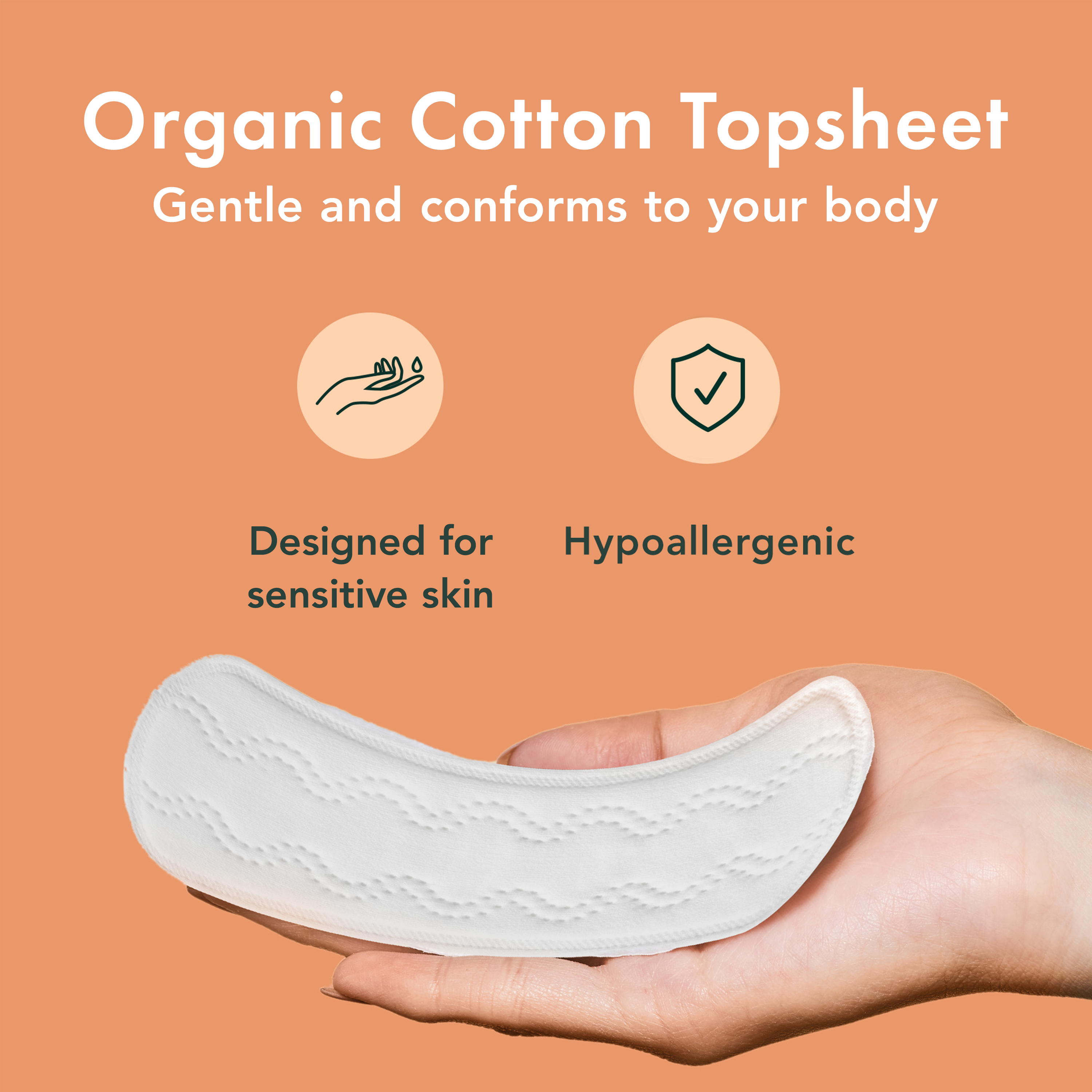 Regular + Long Bundle Unscented Panty Liners Made With Organic Cotton