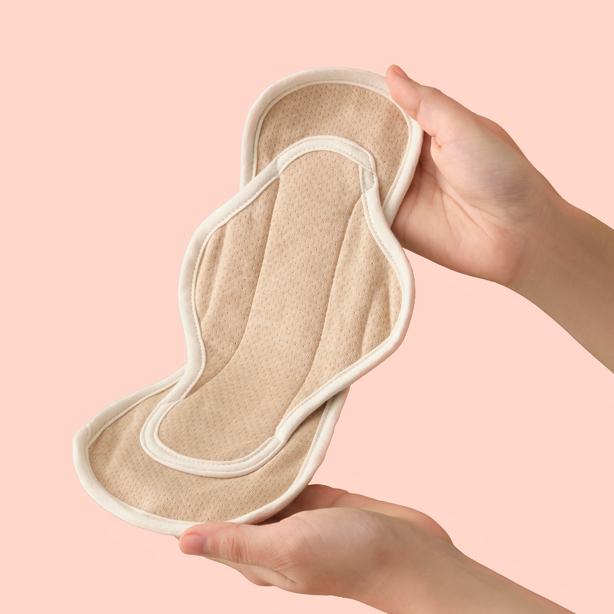 Organic Cotton Reusable Menstrual Pads - 3 Count