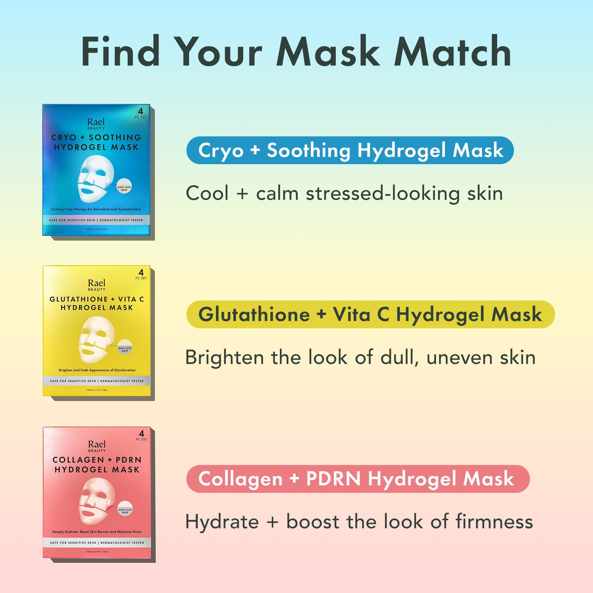Glutathione + Vita C Hydrogel Mask