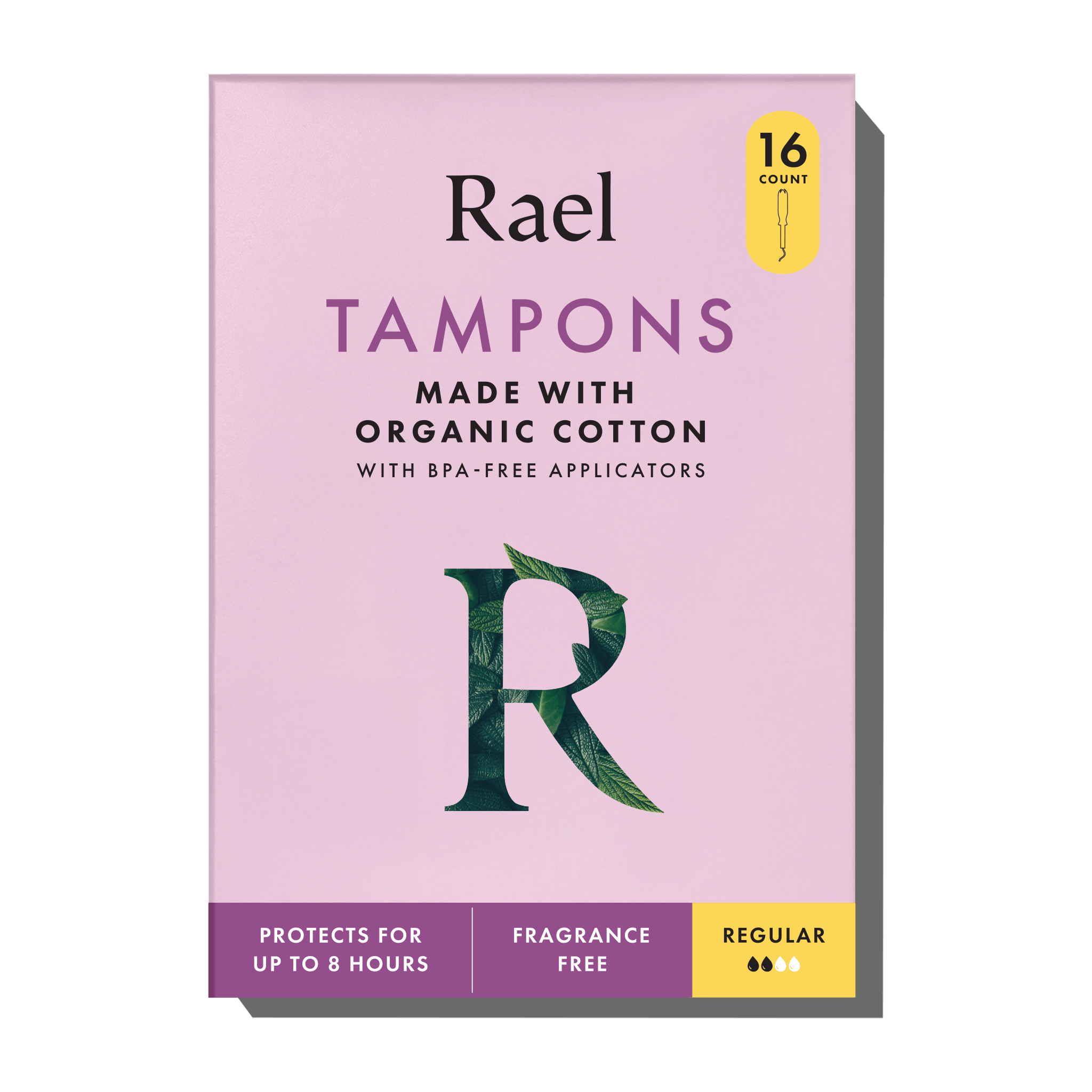 Regular Tampons Made With Organic Cotton