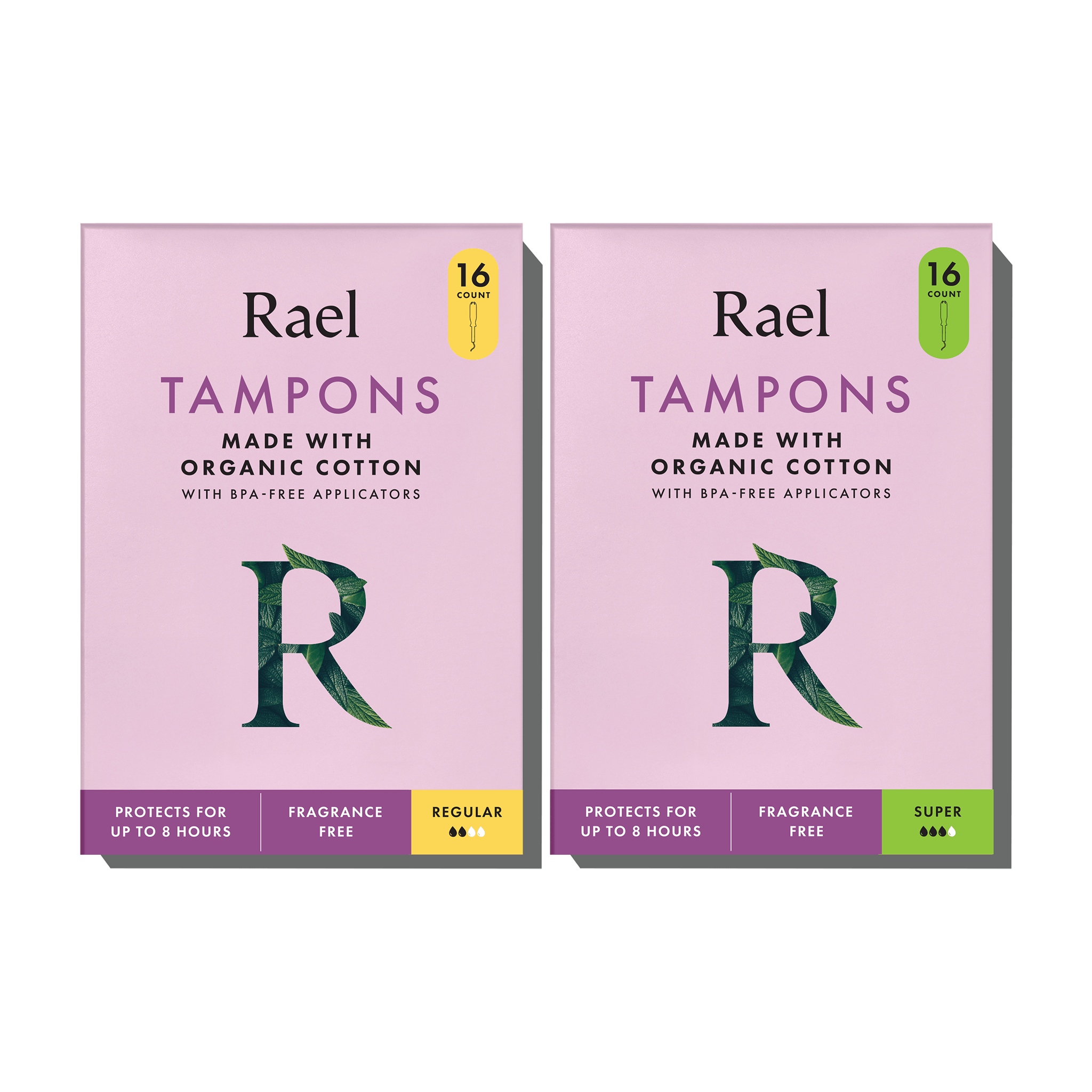 Tampon Variety Pack Made With Organic Cotton