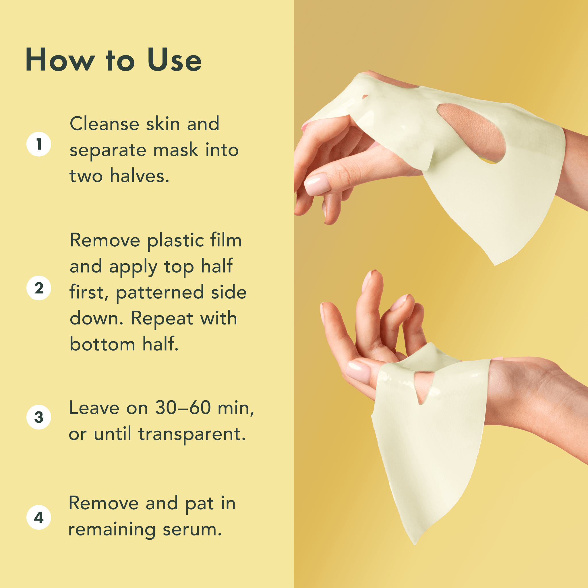 Glutathione + Vita C Hydrogel Mask
