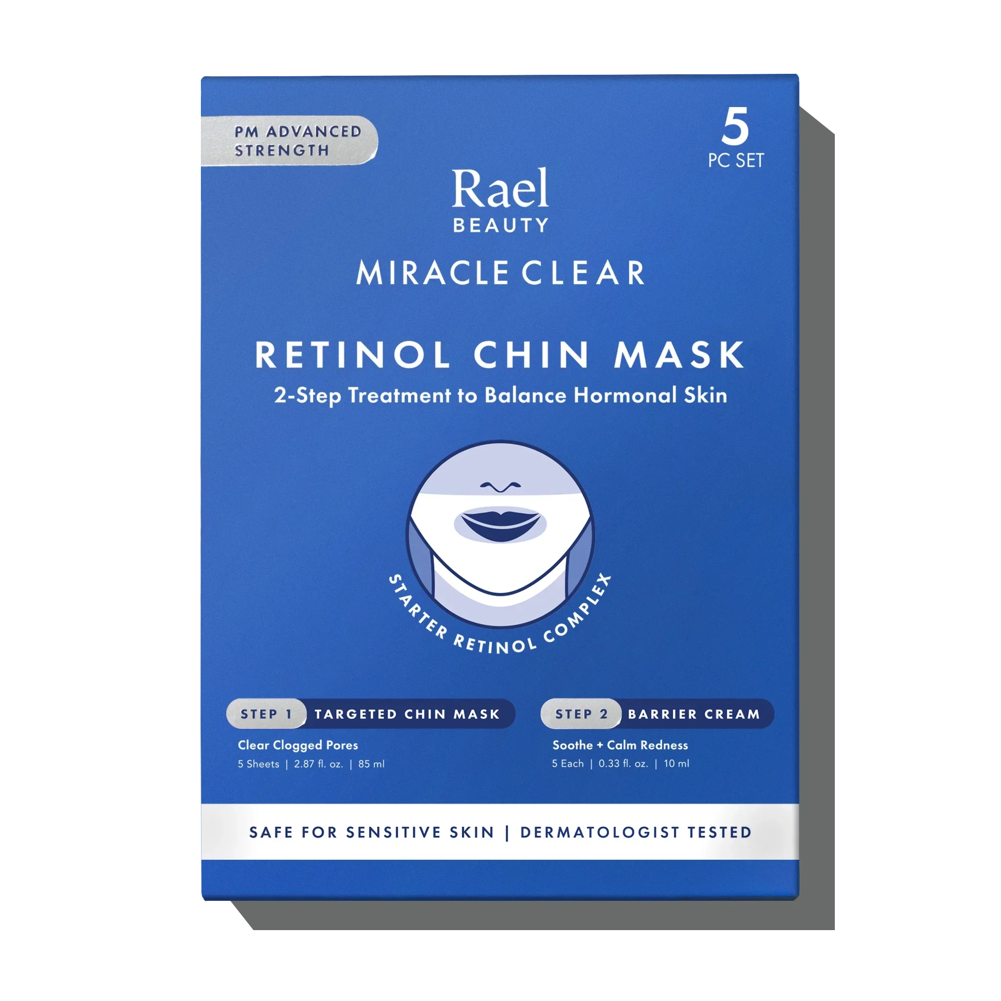 Miracle Clear Retinol Chin Mask 5-Pack Set