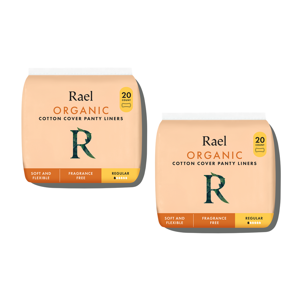 Regular Unscented Panty Liners Made With Organic Cotton