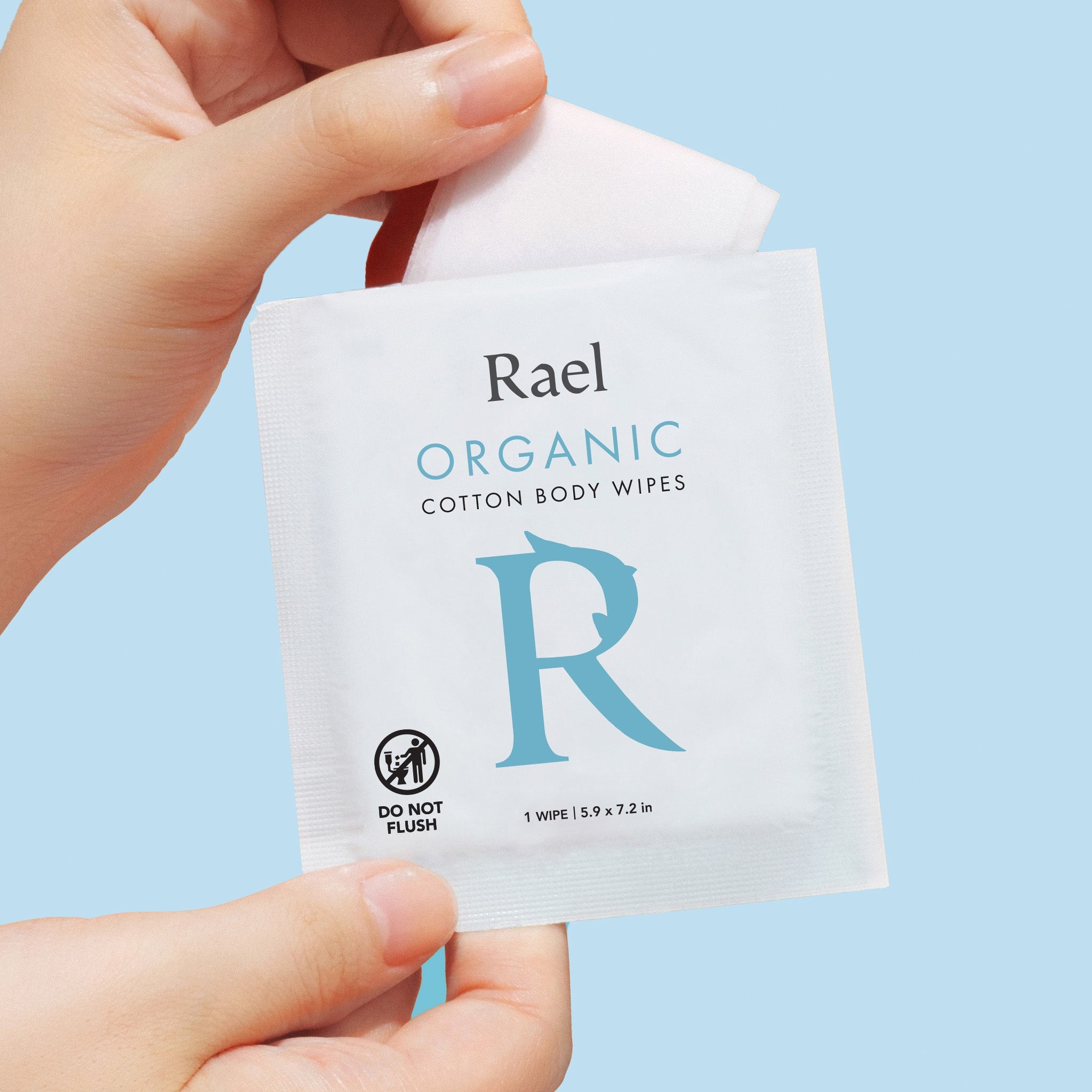 Organic Cotton Body Wipes - 2 Pack