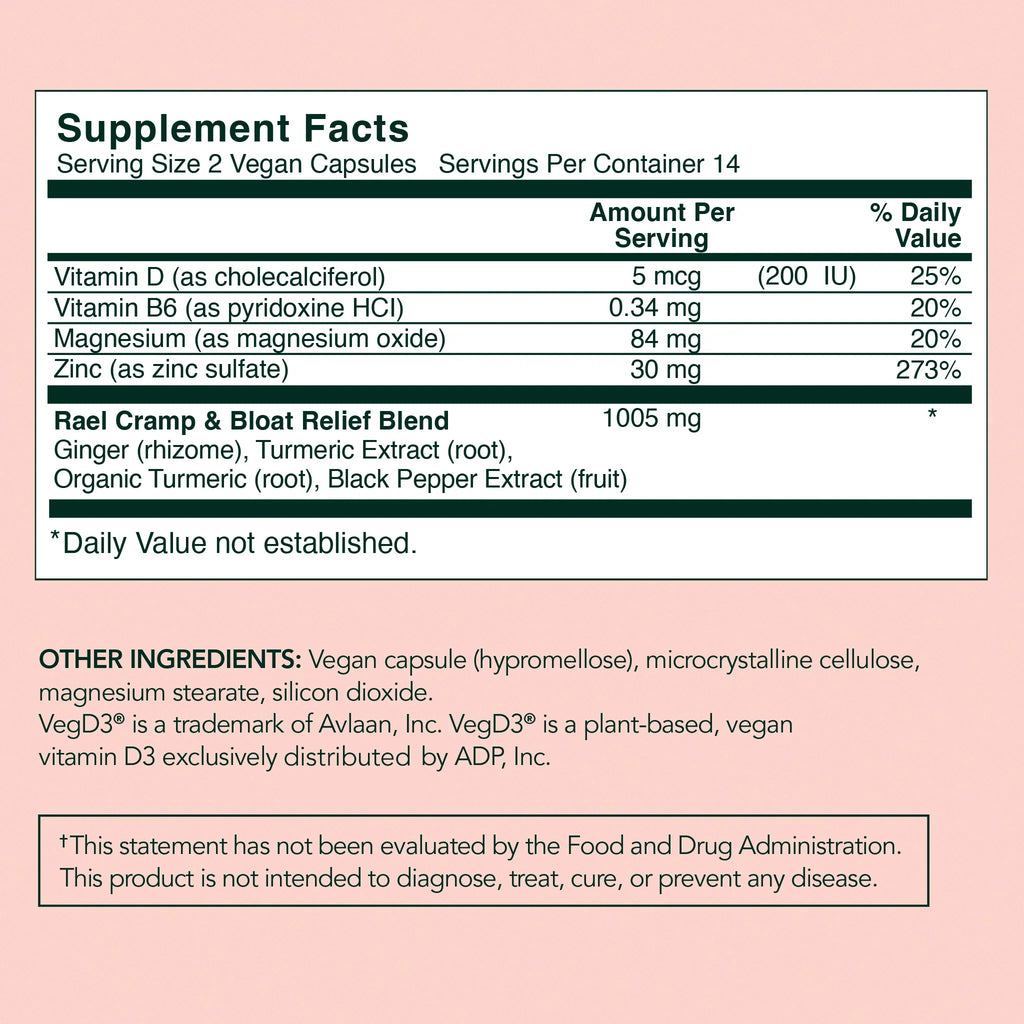 PMS Cramp & Bloat Supplement